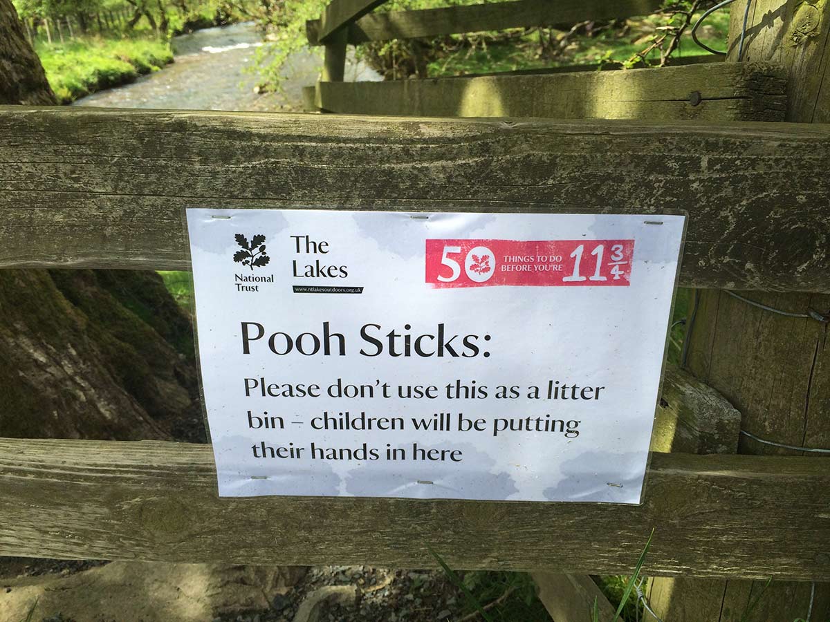 Pooh sticks!