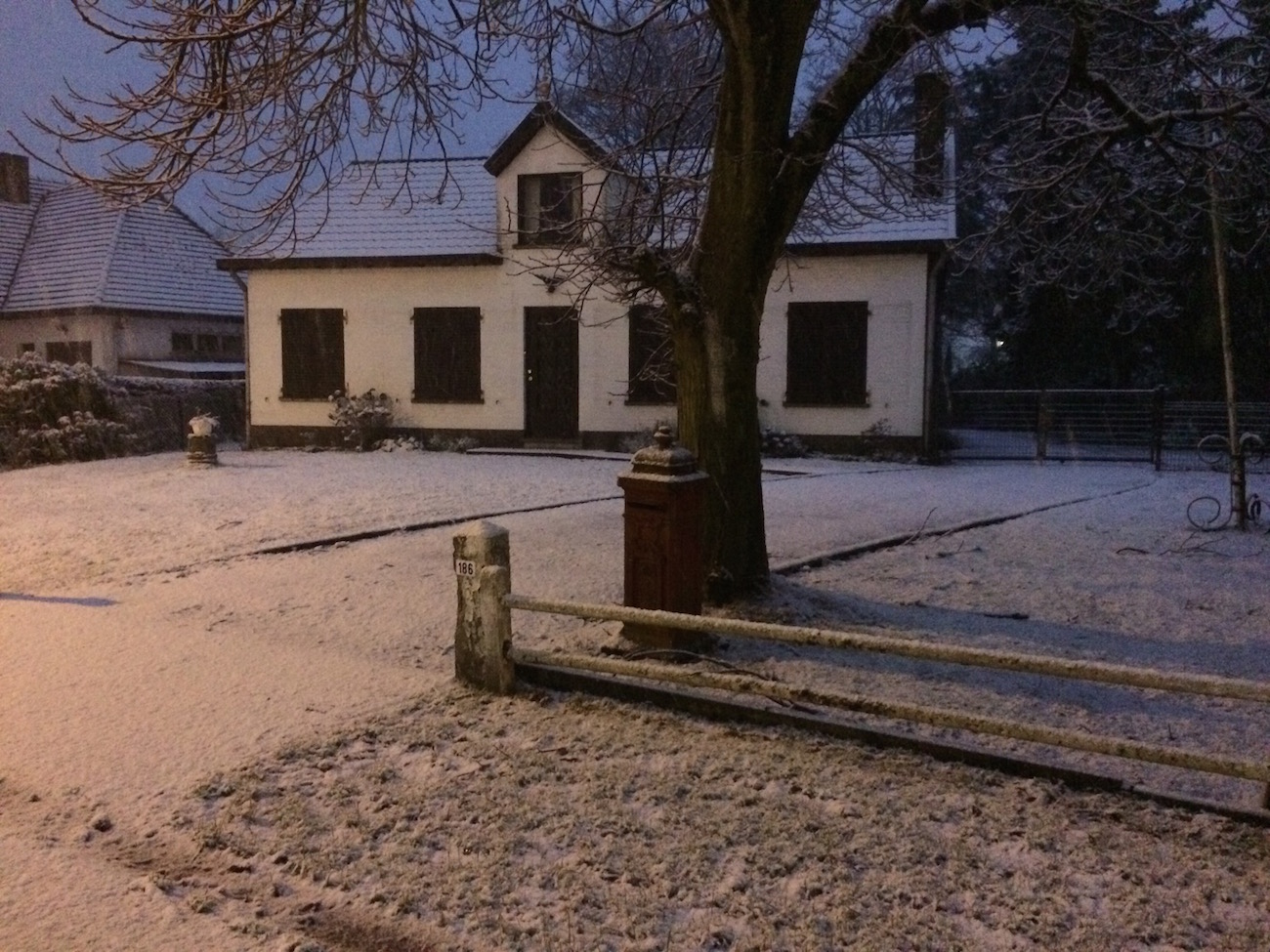 I do love a snow covered house