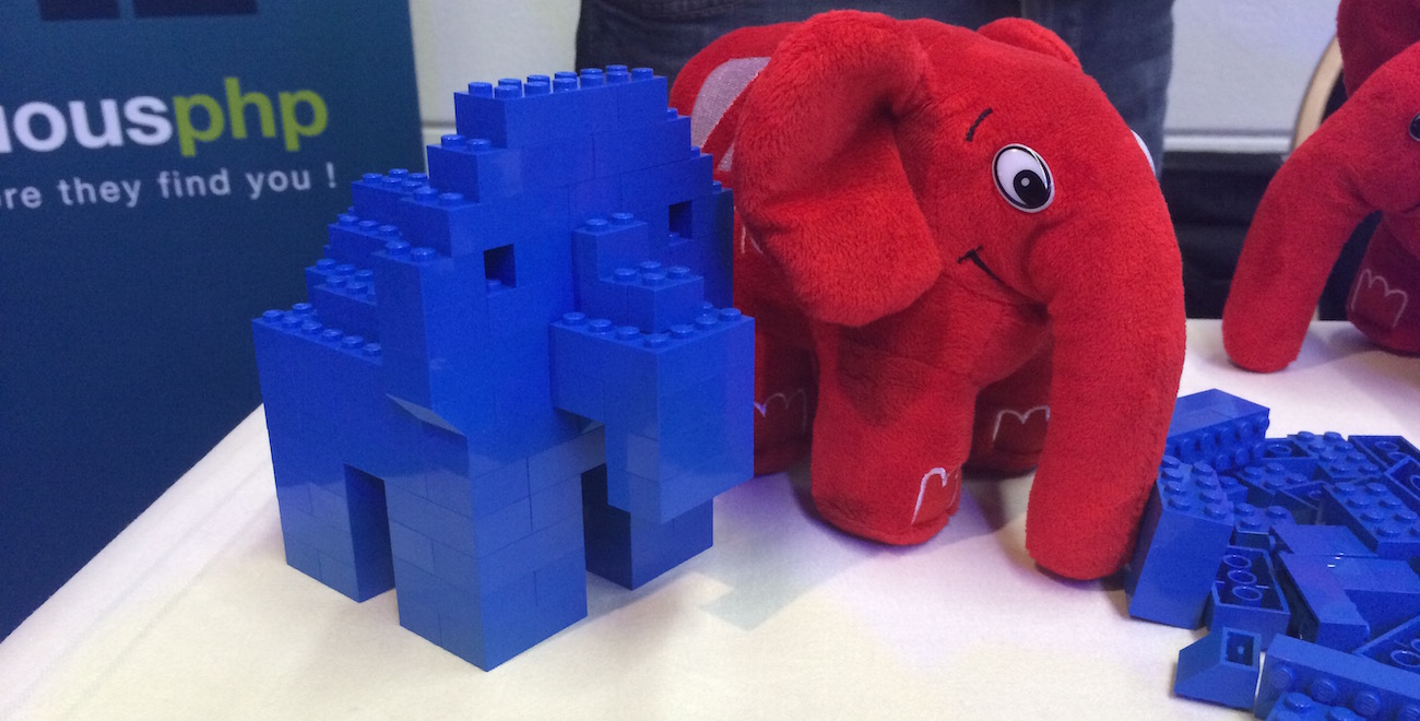 My attempt at a Lego ElePHPant